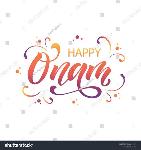 1,438 Happy Onam Text Images, Stock Photos & Vectors | Shutterstock