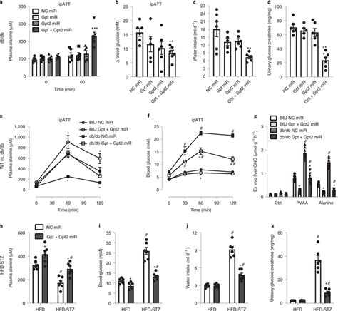 Silencing of both, but not individual, liver alanine aminotransferase ...