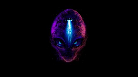 Alien Wallpaper 4K, Extraterrestrial, AMOLED