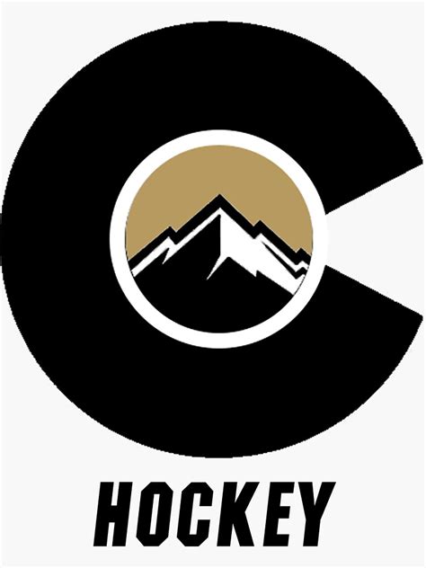 "Colorado Buffs Hockey Alternate Black Logo" Sticker for Sale by ...