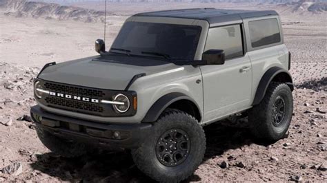 Ford Bronco Color Cactus Gray Has Been Changed In Configurator