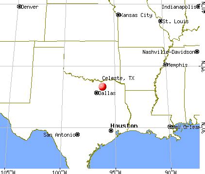 Celeste, Texas (TX 75423) profile: population, maps, real estate, averages, homes, statistics ...