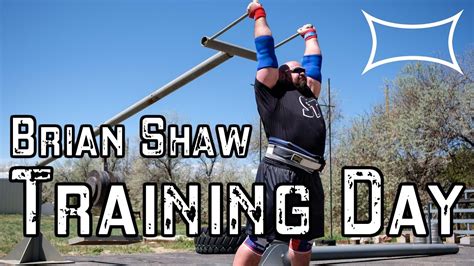 World's Strongest Man Brian Shaw —Training Day - YouTube