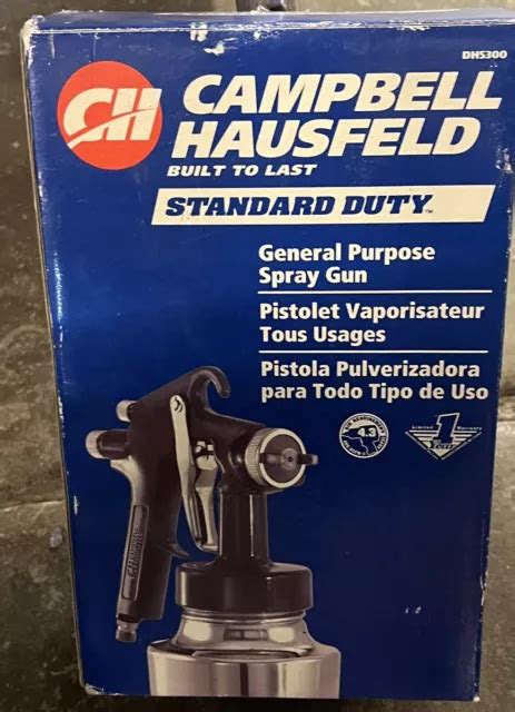 CAMPBELL HAUSFELD DH5300 General Purpose Paint Spray Gun With Canister ...