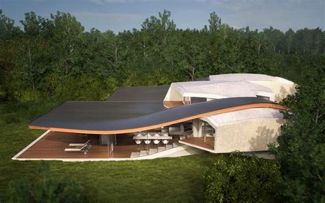 Futuristic Vacation Home Opens Up to Outdoors