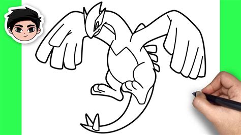 Comment dessiner Lugia | Pokemon - Tutoriel étape par étape facile