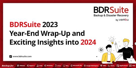 BDRSuite 2023 Year-End Wrap-Up and Exciting Insights into 2024 - BDRSuite