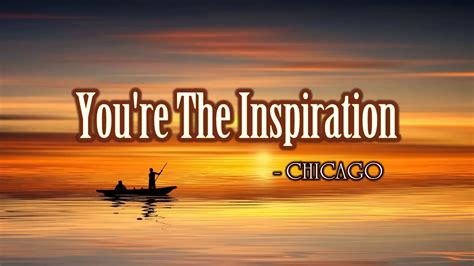 You're The Inspiration - KARAOKE VERSION - as popularized by Chicago - YouTube