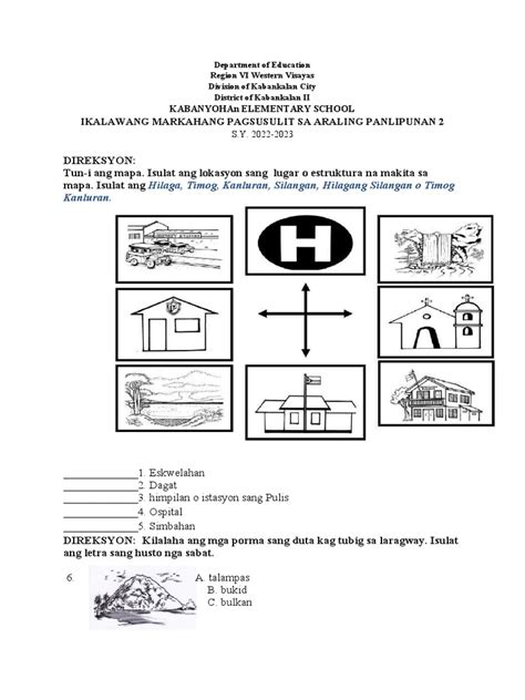 Hilaga, Timog, Kanluran, Silangan, Hilagang Silangan o Timog Kanluran | PDF