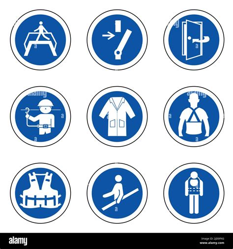 Required Personal Protective Equipment (PPE) Symbol,Safety Icon,Vector ...