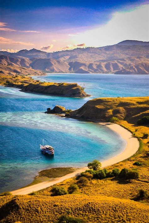 La isla de Komodo es una pequeña isla de Indonesia ubicada en las islas ...