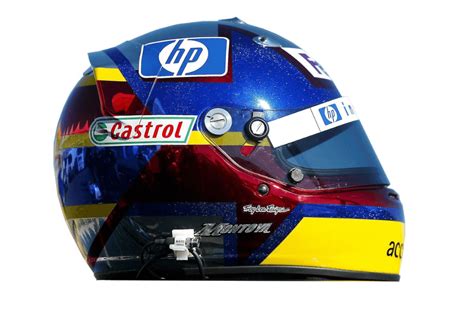 Helmet designs of Juan Pablo Montoya (Williams) from 2004 : r/f1helmet