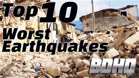 Top 10 Worst Earthquakes in History! - YouTube