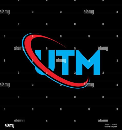 UTM logo. UTM letter. UTM letter logo design. Initials UTM logo linked ...