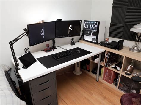 My recently updated PC build and Workstation Computer Desk Setup ...