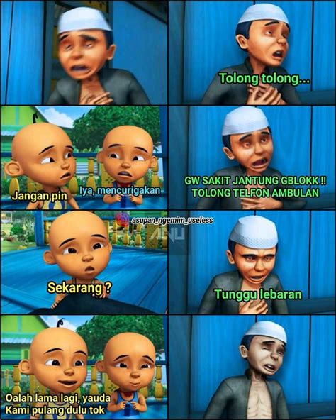 Meme Upin Ipin Kocak | Meme, Humor lucu, Meme lucu