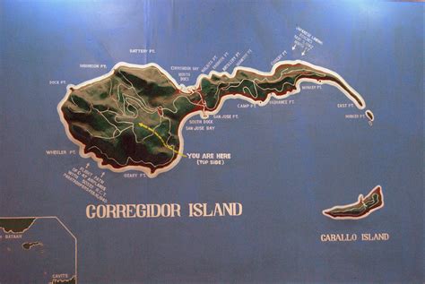 Map - Corregidor Island - Bataan - Philippines - 08 Januar… | Flickr