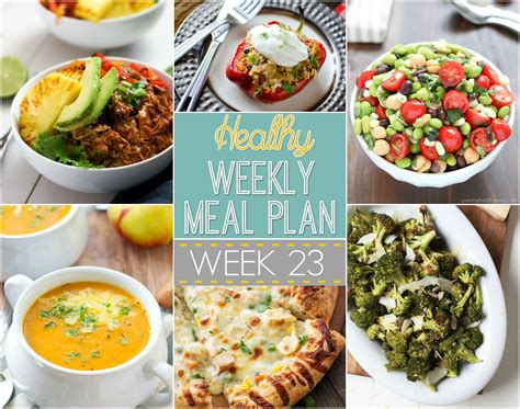 Healthy Menu Plan Week #23 - With Salt and Wit