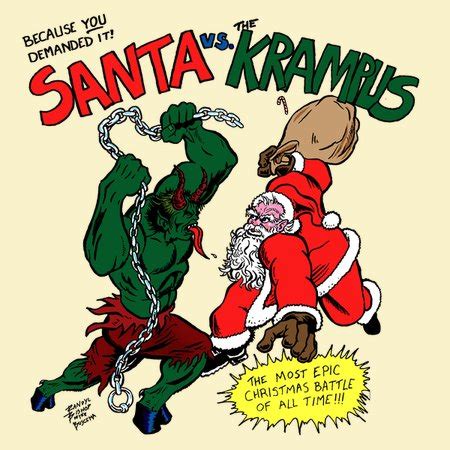 Santa Vs. Krampus - NeatoShop