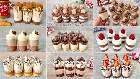 9 Quick and Easy NO BAKE Dessert Shots Recipes. Easy and Yummy mini ...