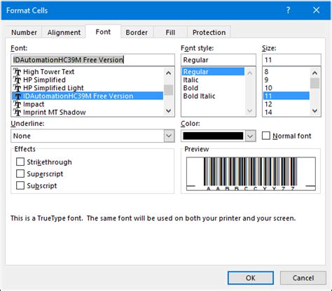 Barcode Font For Word Free - qleromyown