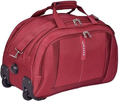 Safari Polyester 55 Cms Burgundy Travel Duffles Check more at https ...