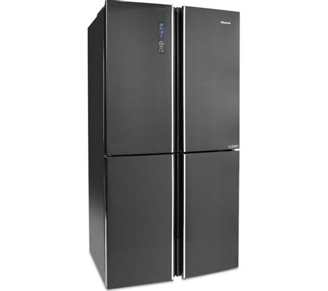 HISENSE RQ689N4BF1 Fridge Freezer - Black Stainless Steel Fast Delivery ...