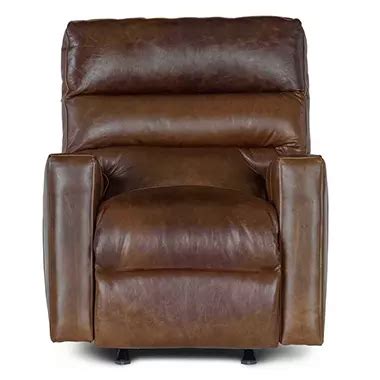 Restoration Vintage Leather Craftsman Full-Grain Leather Power Recliner ...