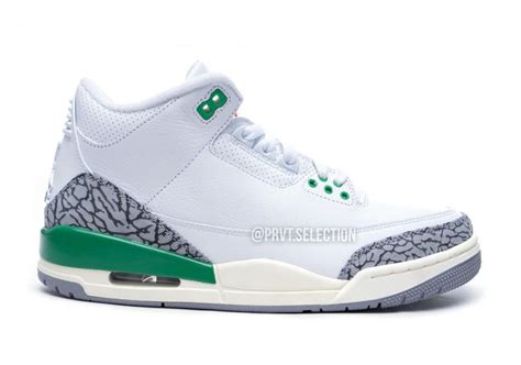 Women's Air Jordan 3 "Lucky Green" Release Date | Flipboard