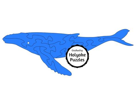 Humpback Whale Puzzle Pattern PDF PNG SVG Digital Download - Etsy ...