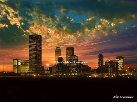 Tulsa skyline pictures 9895 | Oklahoma sunsets, Skyline picture, Scenery