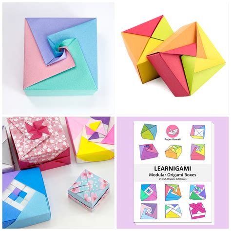 LEARNIGAMI - Modular Origami Boxes Ebook - Paper Kawaii Shop