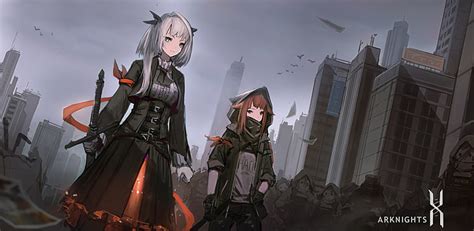 Online crop | HD wallpaper: 251383, arknights, building, city, com ...