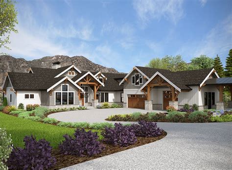 Luxury Outdoor Living Craftsman Style House Plan 1343 - 1343