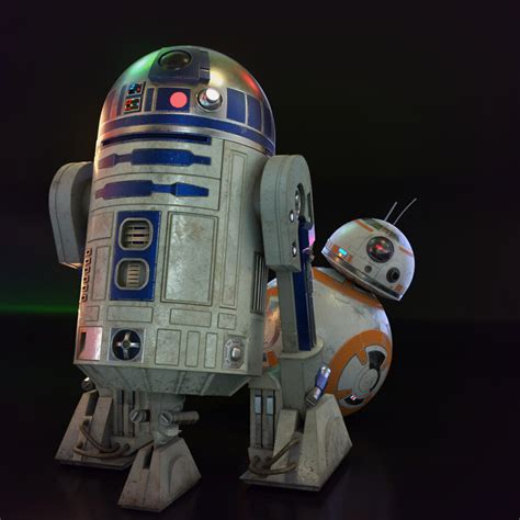 ArtStation - R2D2 -BB8