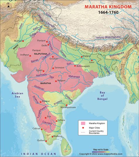 Maratha Empire Map