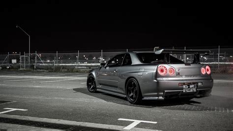 Black Nissan Skyline Gtr Wallpaper