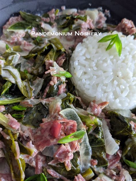 Palusami - Corned Beef and Greens