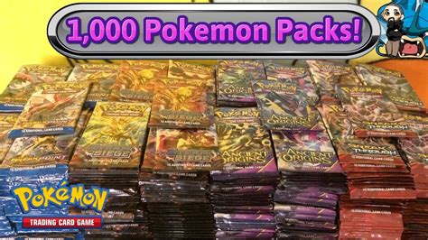 1,000 Pokemon pack opening! Largest Pokemon TCG card op... | Doovi