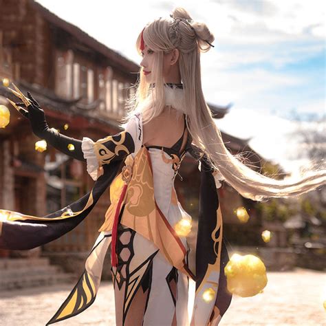 Genshin Impact Ningguang Cosplay Costume – Gcosplay