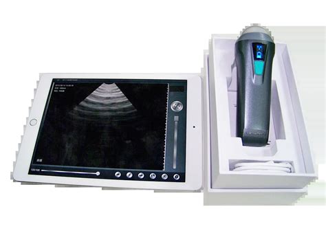 Handheld Mini Ultrasound Scanner With 256 Image Gray Scale / Wireless Sector Probe Scanner ...