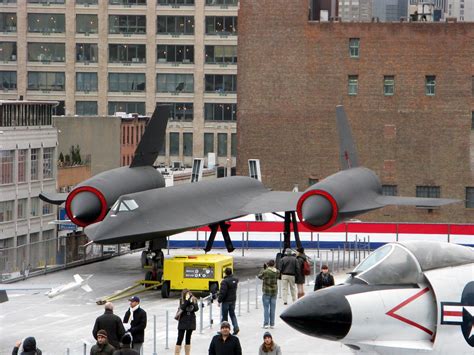 Lockheed A-12 Blackbird on USS Intrepid flight deck | Flickr