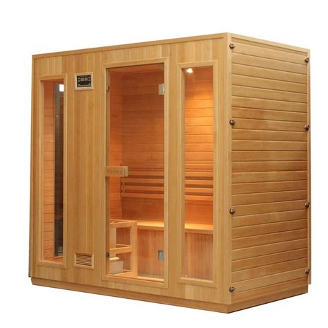 4-5 Person Traditional Indoor Sauna | Wood sauna, Indoor sauna, Dry sauna