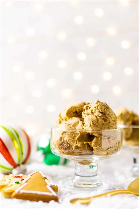 Gingerbread Ice Cream - Burrata and Bubbles