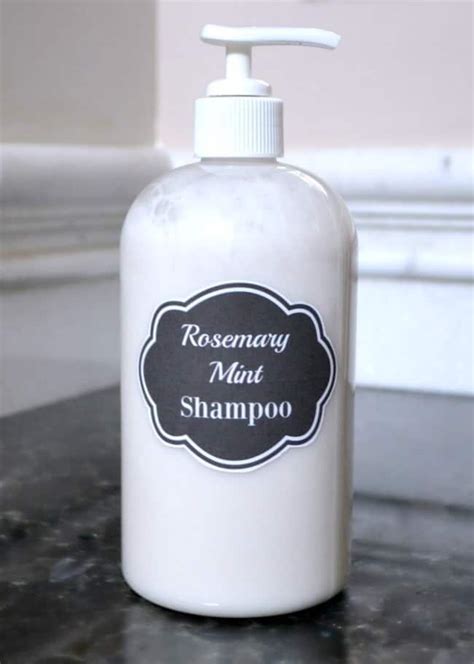 Homemade Rosemary Mint Shampoo | DIYIdeaCenter.com