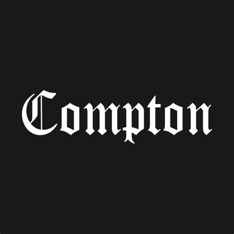 Check out this awesome 'Compton' design on @TeePublic! | Letras goticas ...