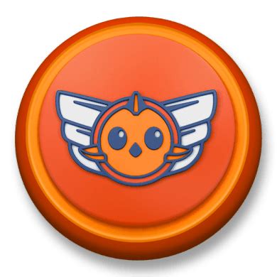 Top Wings Orange Roundlet transparent PNG - StickPNG