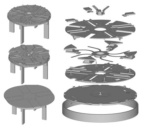 Buy Plans | Mechanical Lumber: Build Your Own Expanding Table | Dinner ...