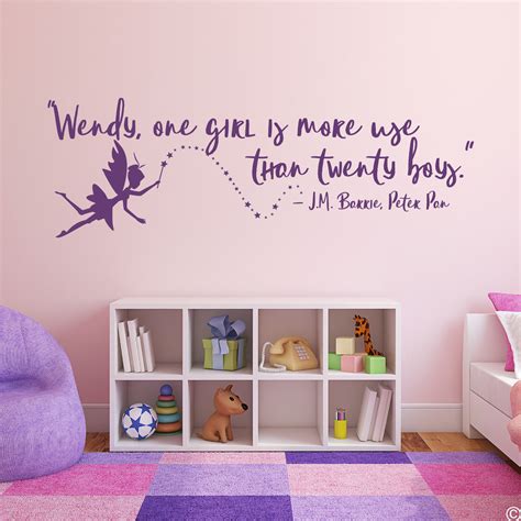 Wendy Vinyl Wall Decal Quote