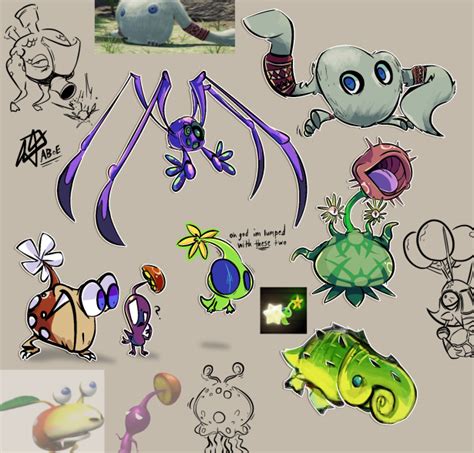 Pikmin Doodles by ABitofEpicness on Newgrounds